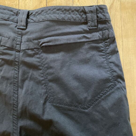 Eddie Bauer Shorts Womens Size 2 First Ascent Black Flat Front Trail Hiking - Picture 10 of 12